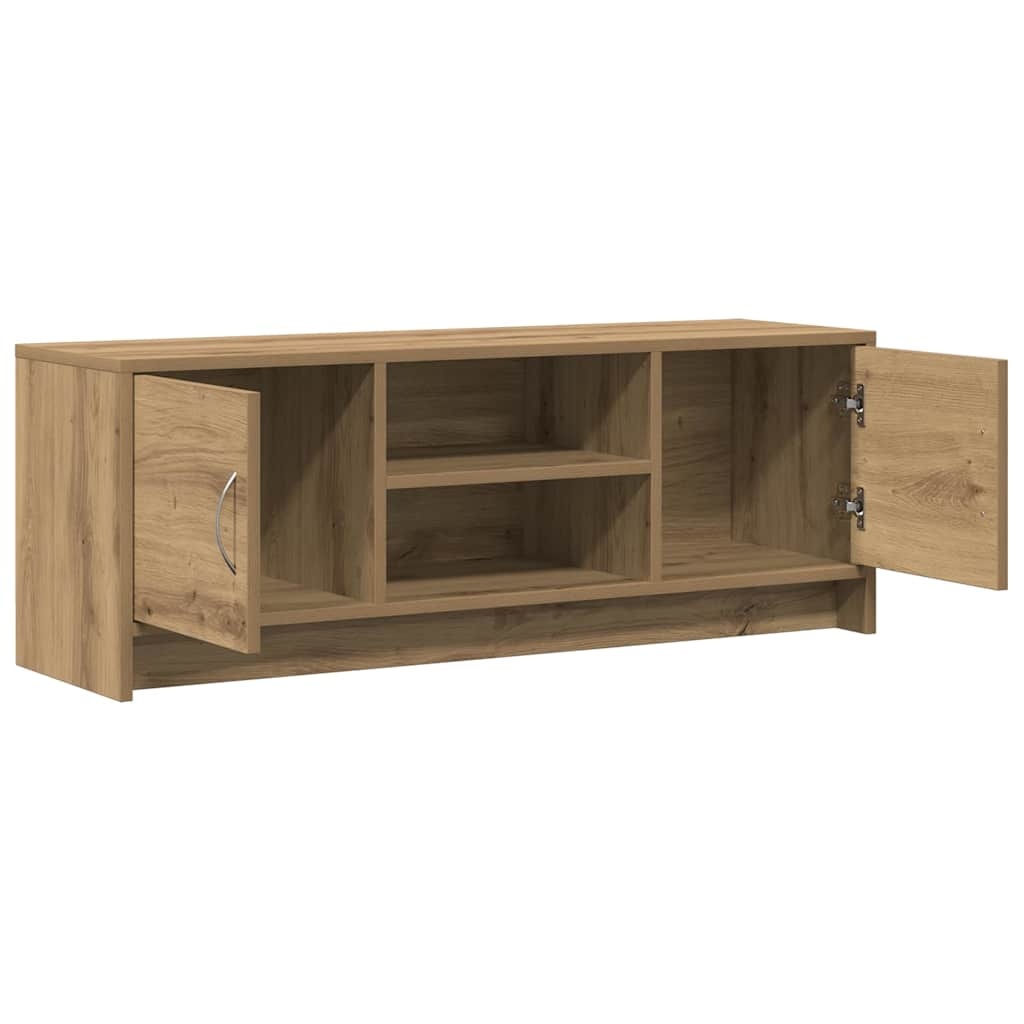 VidaXL Tv-meubel 102x30x37,5 cm bewerkt hout artisanaal eikenkleur