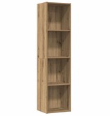 VidaXL Boekenkast/tv-meubel 36x30x143cm bewerkt hout oud houtkleurig