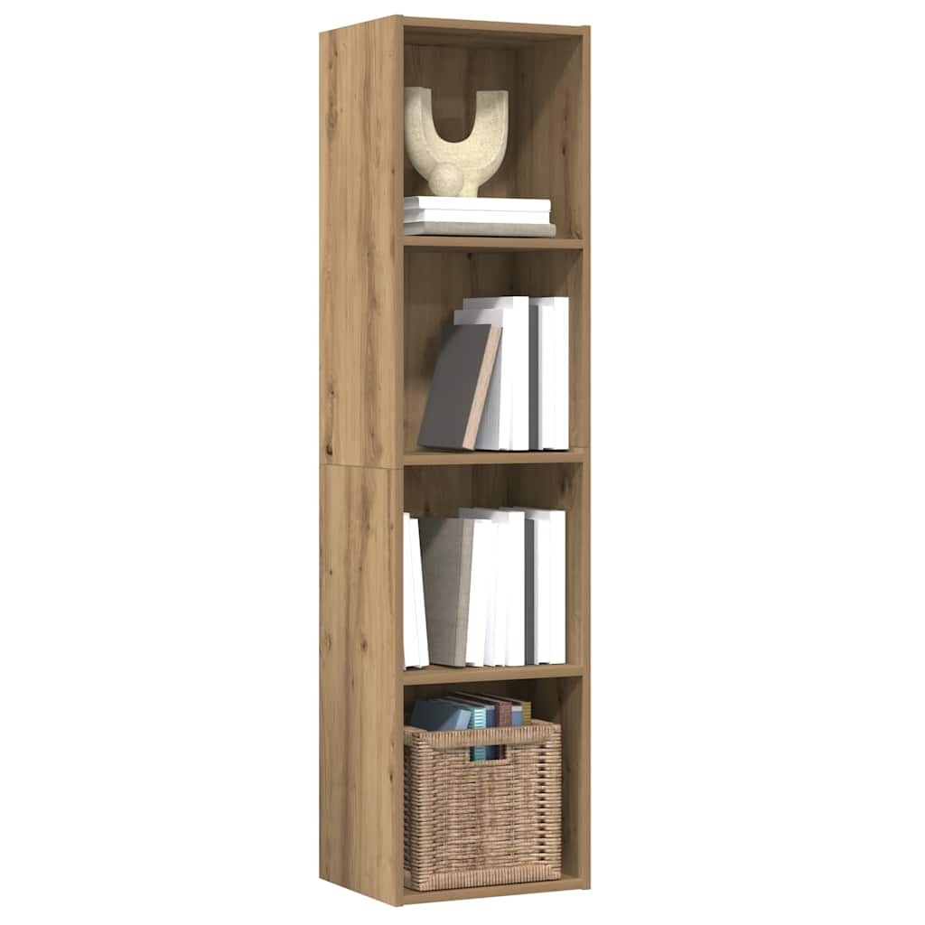 VidaXL Boekenkast/tv-meubel 36x30x143cm bewerkt hout oud houtkleurig