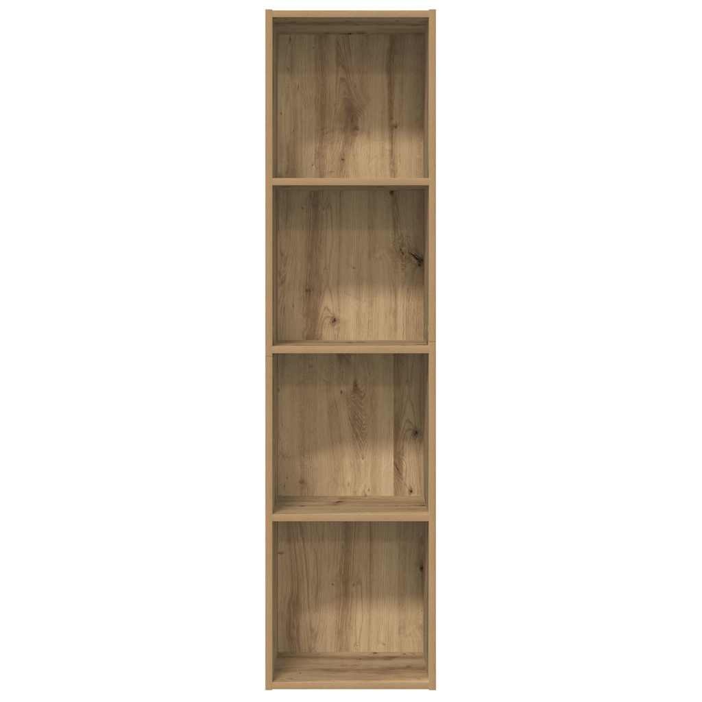 VidaXL Boekenkast/tv-meubel 36x30x143cm bewerkt hout oud houtkleurig