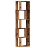 VidaXL Boekenkast 45x24x159 cm bewerkt hout oud houtkleurig