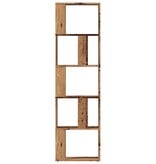 VidaXL Boekenkast 45x24x159 cm bewerkt hout oud houtkleurig