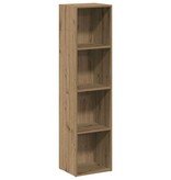 VidaXL Boekenkast 36x30x143 cm bewerkt hout artisanaal eikenkleur