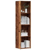 VidaXL Boekenkast oud houten 36x30x143 cm bewerkt hout