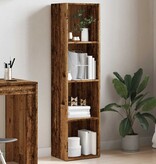 VidaXL Boekenkast oud houten 36x30x143 cm bewerkt hout