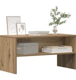 VidaXL Tv-meubel 80x40x40 cm bewerkt hout artisanaal eikenkleur