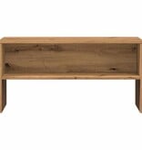 VidaXL Tv-meubel 80x40x40 cm bewerkt hout artisanaal eikenkleur