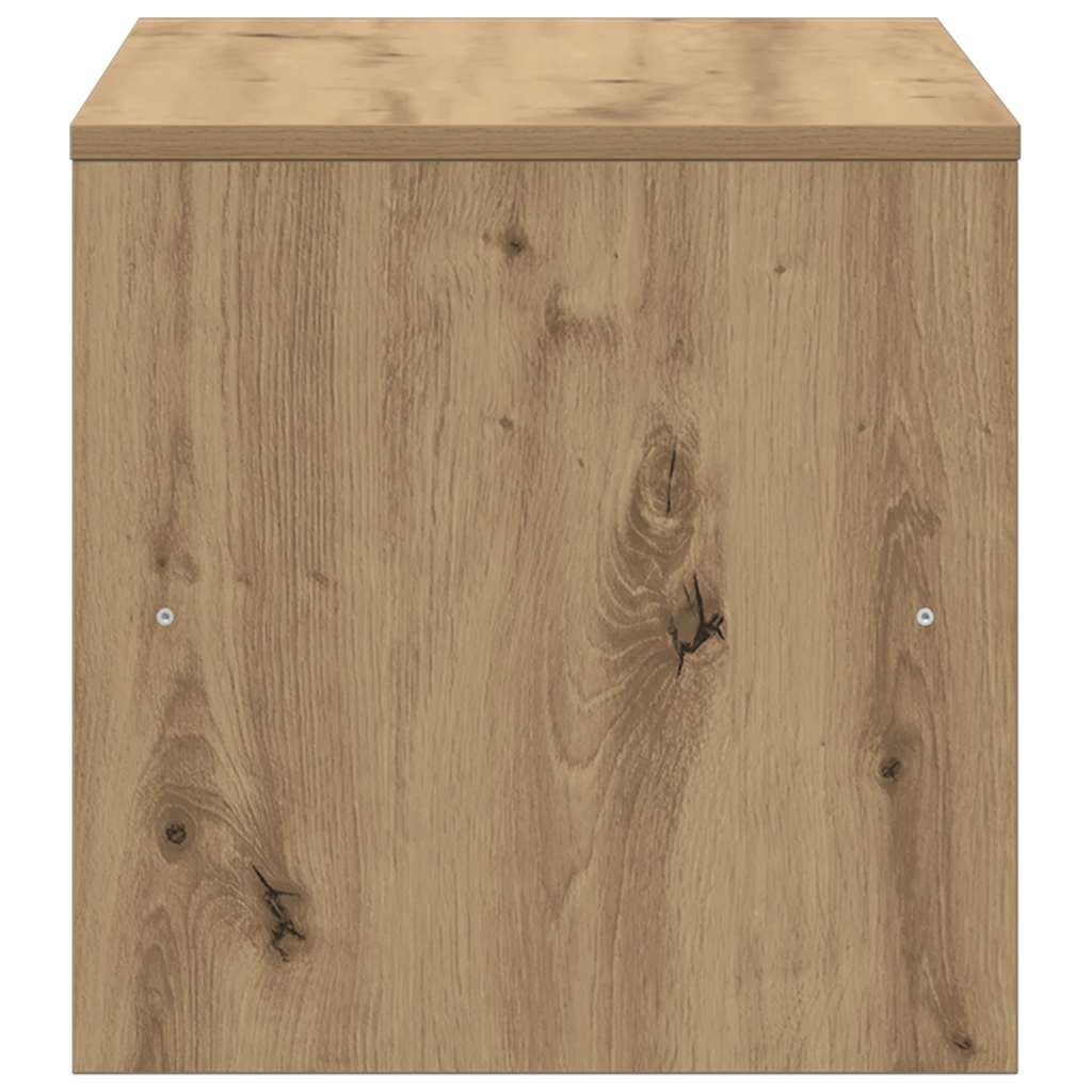 VidaXL Tv-meubel 80x40x40 cm bewerkt hout artisanaal eikenkleur
