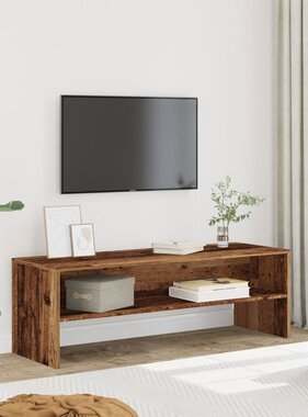 VidaXL Tv-meubel 120x40x40 cm bewerkt hout oud houtkleurig