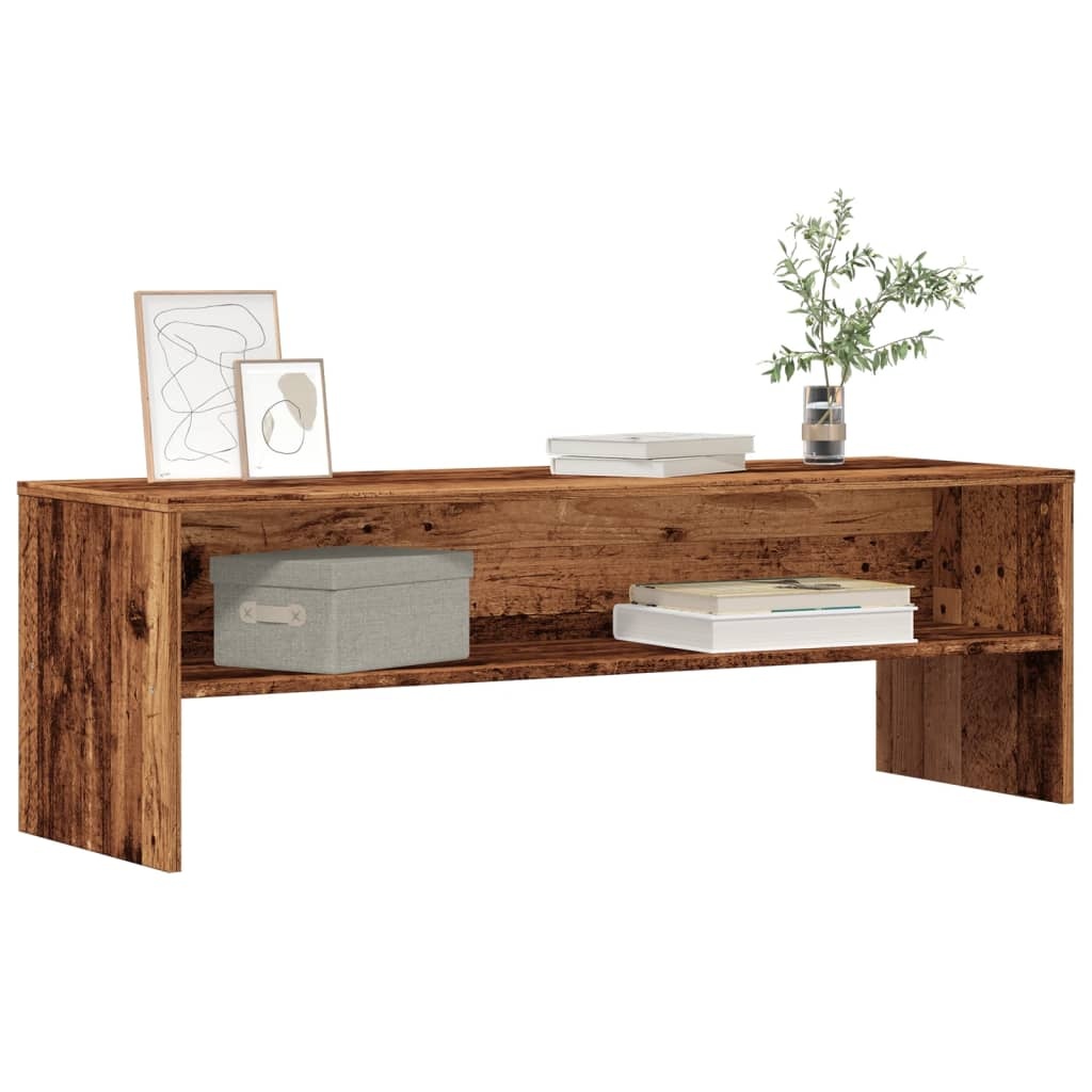 VidaXL Tv-meubel 120x40x40 cm bewerkt hout oud houtkleurig