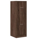 VidaXL Apothekerskast 40x41x118 cm bewerkt hout bruin eikenkleurig