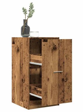VidaXL Apothekerskast 40x41x77,5 cm bewerkt hout oud houtkleurig