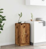 VidaXL Apothekerskast 40x41x77,5 cm bewerkt hout oud houtkleurig
