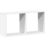 VidaXL Wandkast 60x16x30 cm bewerkt hout wit