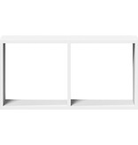 VidaXL Wandkast 60x16x30 cm bewerkt hout wit