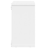 VidaXL Wandkast 60x16x30 cm bewerkt hout wit