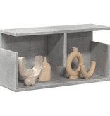 VidaXL Wandkast 60x20x30 cm bewerkt hout betongrijs