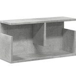 VidaXL Wandkast 60x20x30 cm bewerkt hout betongrijs