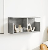 VidaXL Wandkast 60x20x30 cm bewerkt hout betongrijs