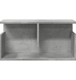 VidaXL Wandkast 60x20x30 cm bewerkt hout betongrijs