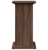 VidaXL Sokkel met opbergruimte 31x30x60 cm bewerkt hout bruin eiken
