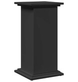 VidaXL Sokkel met opbergruimte 31x30x60 cm bewerkt hout zwart