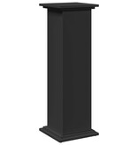 VidaXL Sokkel met opbergruimte 31x30x90 cm bewerkt hout zwart