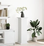 VidaXL Sokkel met opbergruimte 31x30x90 cm bewerkt hout wit