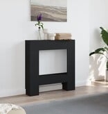 VidaXL Haardombouw 81x18x82 cm bewerkt hout zwart