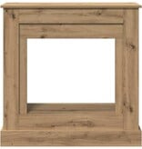VidaXL Haardombouw 90x30x90 cm bewerkt hout artisanaal eikenkleurig