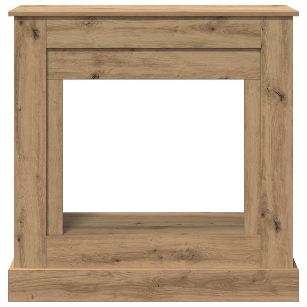 VidaXL Haardombouw 90x30x90 cm bewerkt hout artisanaal eikenkleurig