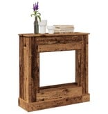 VidaXL Haardombouw 90x30x90 cm bewerkt hout oud houtkleurig