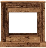 VidaXL Haardombouw 90x30x90 cm bewerkt hout oud houtkleurig