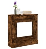 VidaXL Haardombouw 90x30x90 cm bewerkt hout gerookt eikenkleurig