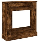 VidaXL Haardombouw 90x30x90 cm bewerkt hout gerookt eikenkleurig