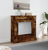 VidaXL Haardombouw 90x30x90 cm bewerkt hout gerookt eikenkleurig