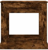 VidaXL Haardombouw 90x30x90 cm bewerkt hout gerookt eikenkleurig