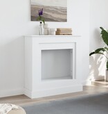 VidaXL Haardombouw 90x30x90 cm bewerkt hout wit