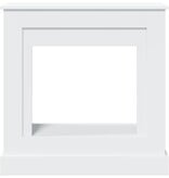 VidaXL Haardombouw 90x30x90 cm bewerkt hout wit