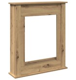 VidaXL Haardombouw 75x20x87,5 cm bewerkt hout artisanaal eikenkleurig