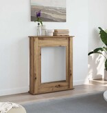 VidaXL Haardombouw 75x20x87,5 cm bewerkt hout artisanaal eikenkleurig