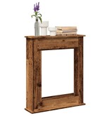 VidaXL Haardombouw 75x20x87,5 cm bewerkt hout oud houtkleurig