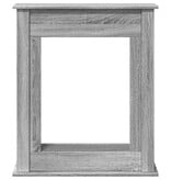 VidaXL Haardombouw 75x20x87,5 cm bewerkt hout grijs sonoma eikenkleur