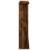 VidaXL Haardombouw 75x20x87,5 cm bewerkt hout gerookt eikenkleurig
