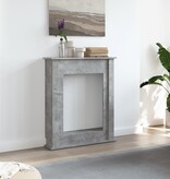 VidaXL Haardombouw 75x20x87,5 cm bewerkt hout betongrijs