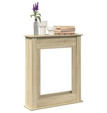 VidaXL Haardombouw 75x20x87,5 cm bewerkt hout sonoma eikenkleurig