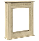 VidaXL Haardombouw 75x20x87,5 cm bewerkt hout sonoma eikenkleurig