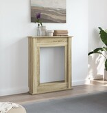 VidaXL Haardombouw 75x20x87,5 cm bewerkt hout sonoma eikenkleurig