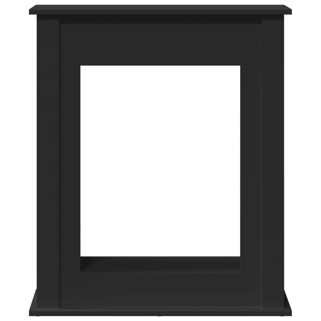 VidaXL Haardombouw 75x20x87,5 cm bewerkt hout zwart