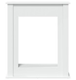 VidaXL Haardombouw 75x20x87,5 cm bewerkt hout wit